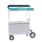 Подгонянный трицикл торгового автомата мороженого стиля Европы с замораживателем 125Л