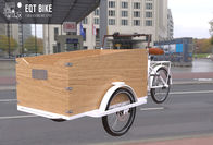 Электрический велосипед груза трицикла структуры коробки для детей