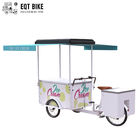 Груз трицикла мороженого холодильника EQT 138L велосипед для продажи высококачественный передний нагружая замораживатель голевой передачи педали