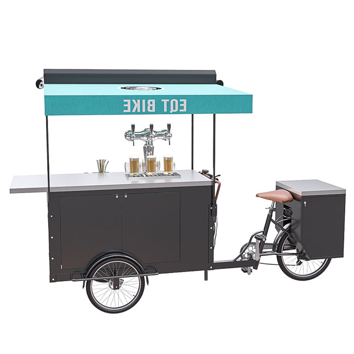 электрическая тележка торгового автомата велосипеда 250В, мобильная тележка торгового автомата для сертификата КЭ пива