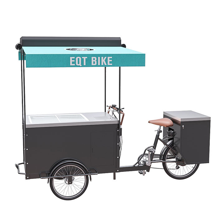 Тележка велосипеда мороженого хранения ОЭМ роскошная большая с длиной используя жизнь