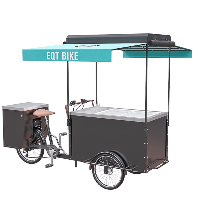 Ориентированная на заказчика многофункциональная емкость нагрузки тележки 300КГ велосипеда мороженого
