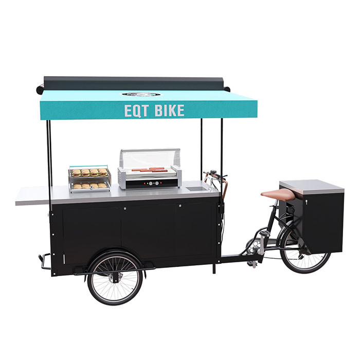 Коммерчески трейлер тележки еды, универсальные трициклы торгового автомата еды
