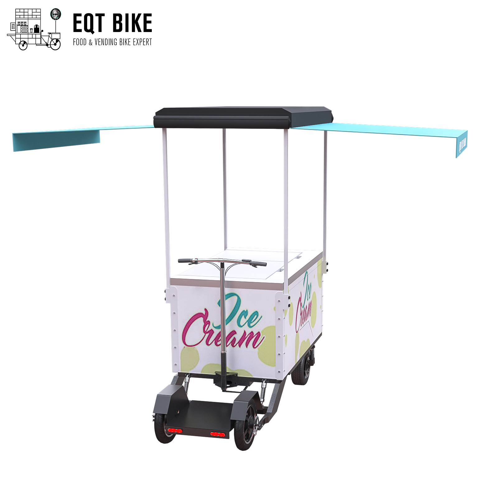 EQT 138 литров мягко мороженого велосипед для продажи мороженое торгового автомата велосипеда замораживателя груза летнего отпуска тележки замораживателя электрическое